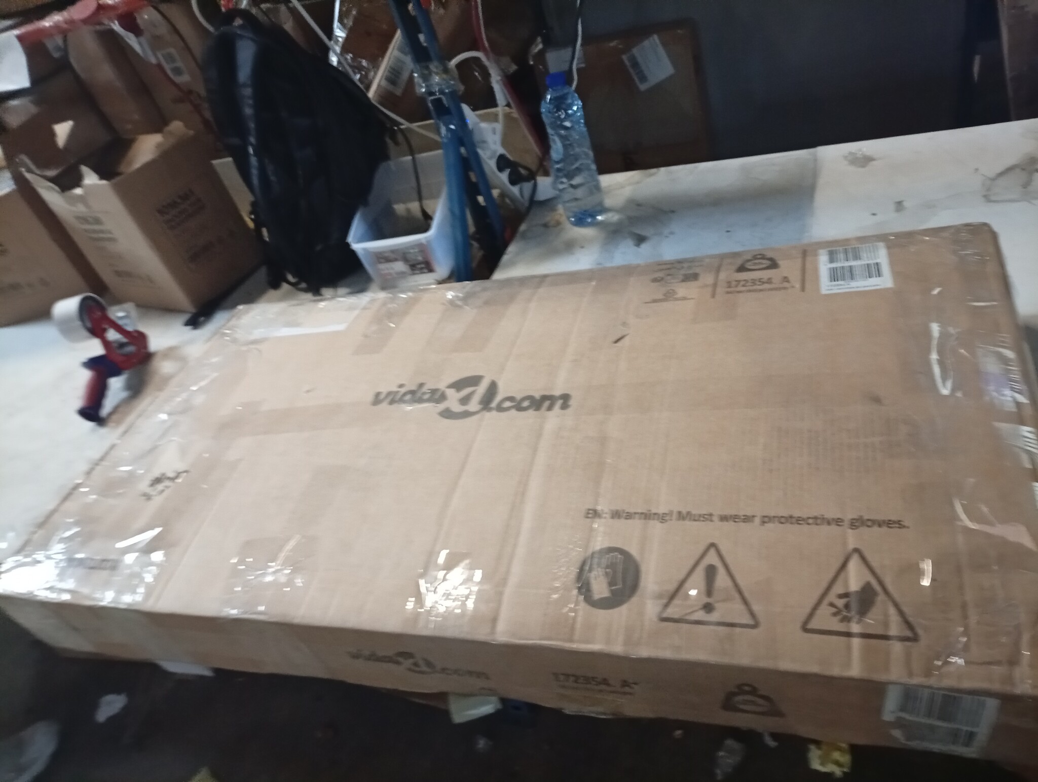 vidaXL Kippenhok met Ren - 69% Korting! Gegalvaniseerd Staal Grijs (117x201x123 cm)