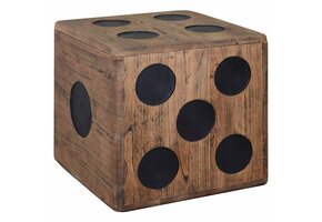 vidaXL Opslagkist Dobbelsteen Wit Cederhout 40x40x40cm | 51% Korting!