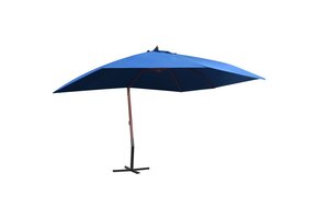 Zweefparasol VidaXL Blauw 400x300cm - 47% Korting! Ongebruikt!