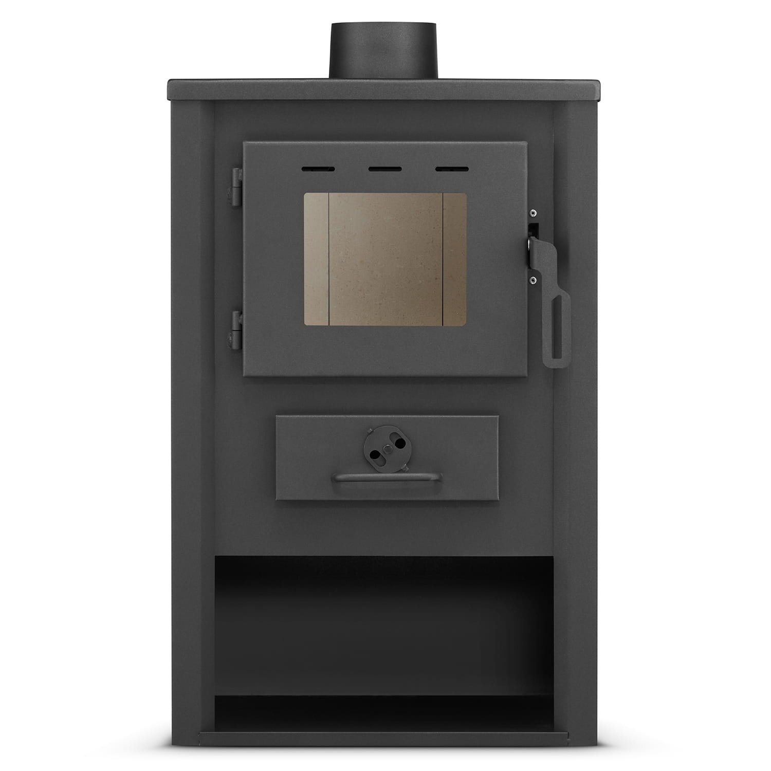 Houtkachel BLIST B1e Vrijstaand 12KW Staal - 51% Korting!