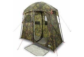 VidaXL Douchetent 2-persoons Waterdicht Camouflage - 40% Korting!