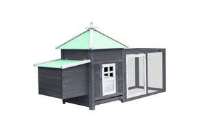 VidaXL Kippenhok met Nestkast - 55% Korting! - Licht Beschadigd