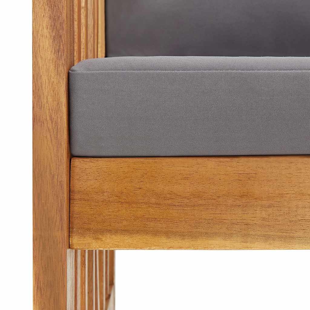 VidaXL Acaciahouten Tuinstoelen 2 st. met kussens - 51% KORTING!