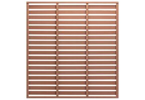 vidaXL Schuttingpaneel 180x180 cm HKC bruin