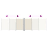 VidaXL Uittrekbaar Windscherm 200x600cm Crème - 46% Korting!