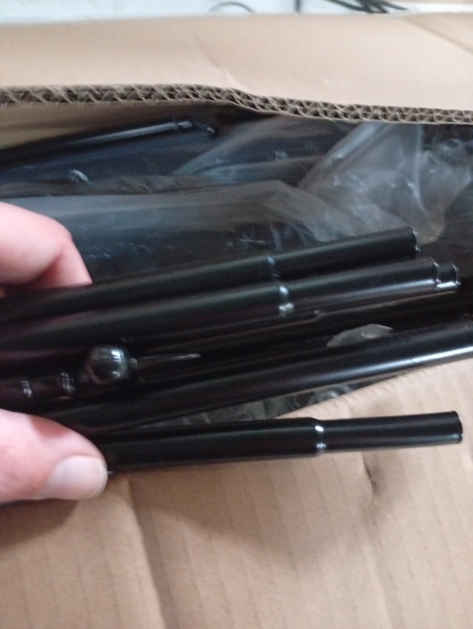 Dubbele Poort 3m Zwart met Punten - 55% Korting! Unieke Kans!