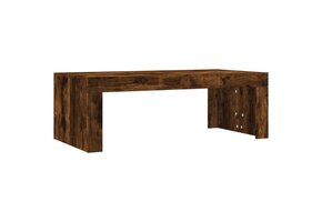 vidaXL Salontafel Gerookt Eiken 102x50x36cm - 55% Korting!