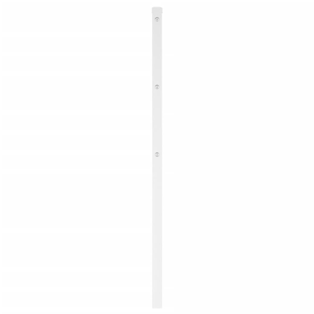 vidaXL Hoofdbord Metaal Wit 135cm - 40% Korting! Laatste Stuk!