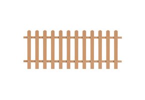 VidaXL Hek 200x80 cm HKC - 46% Korting! Rustiek & Duurzaam