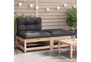 VidaXL Tuinbank met Kussens & Voetenbank - 51% Korting! (Retourproduct)