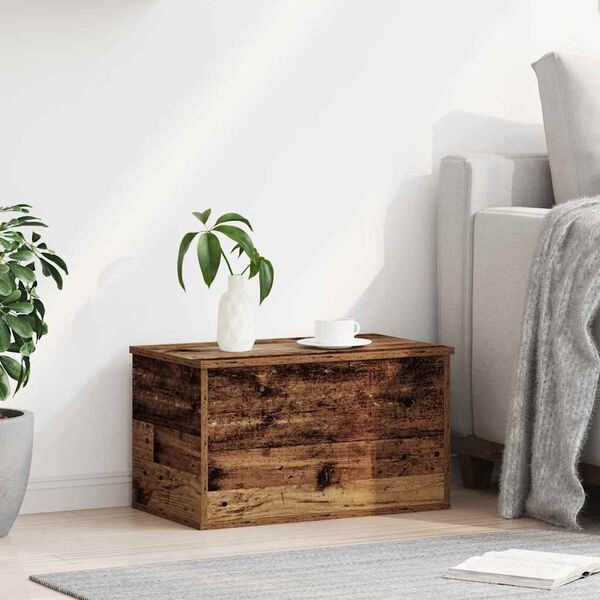 VidaXL Opslagdoos Oud Hout 60x35x35cm | Bewerkt Hout | -40% Korting!