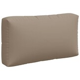vidaXL Palletkussens Set Taupe (3dlg) - 40% Korting!