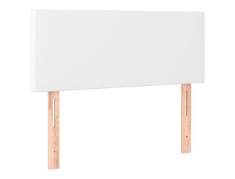 vidaXL Hoofdbord Wit Kunstleer 90cm - 56% Korting!