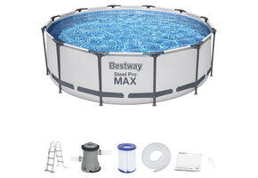Bestway Zwembad 366x100cm - Met Pomp & Trap - 51% Korting!