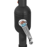 VidaXL Parasol Taupe 400cm LED - 55% Korting | Geringe Krasjes!