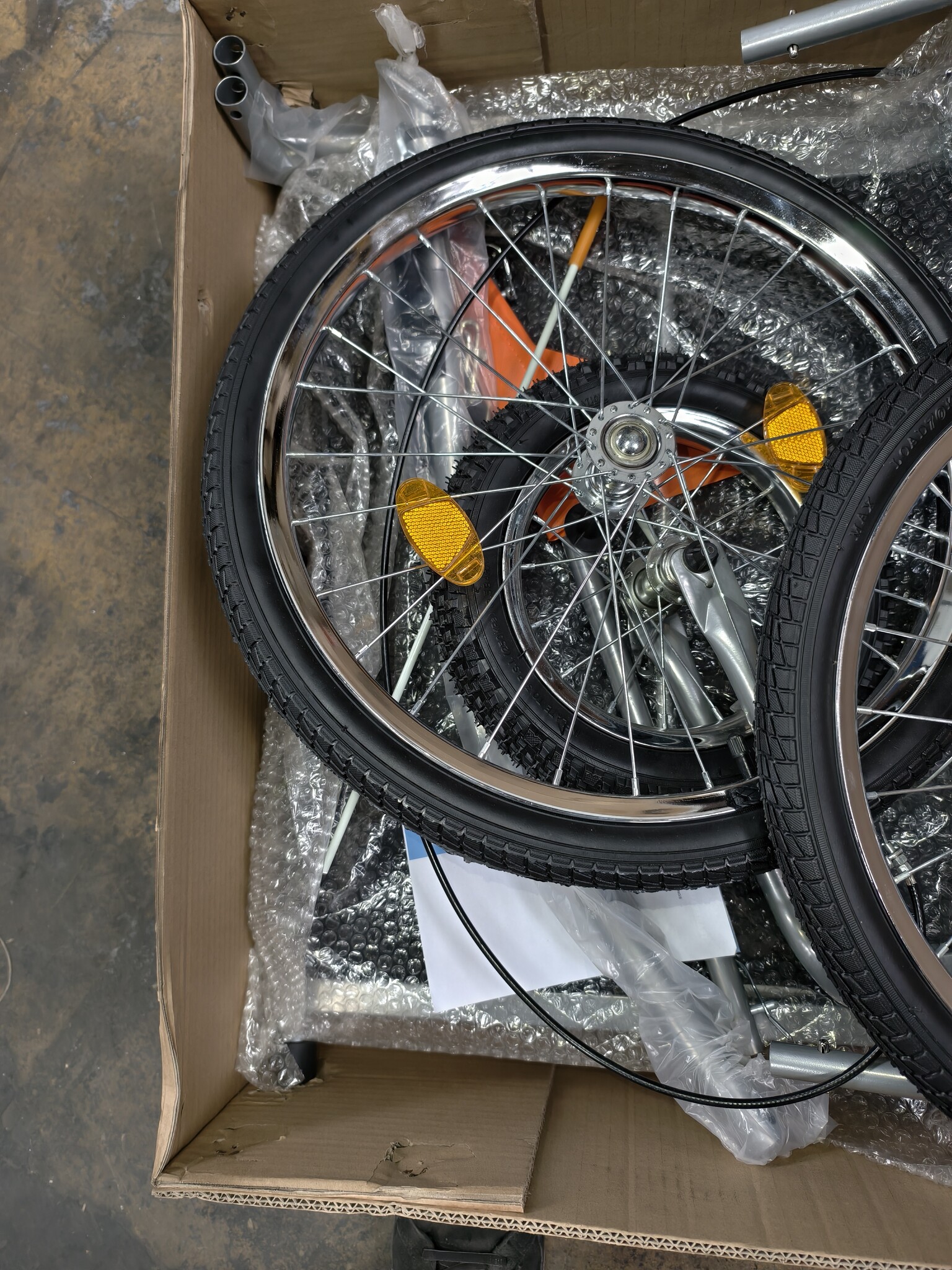 Fietskar Kind Blauw met Schokbreker | 40% Korting | Viking Choice