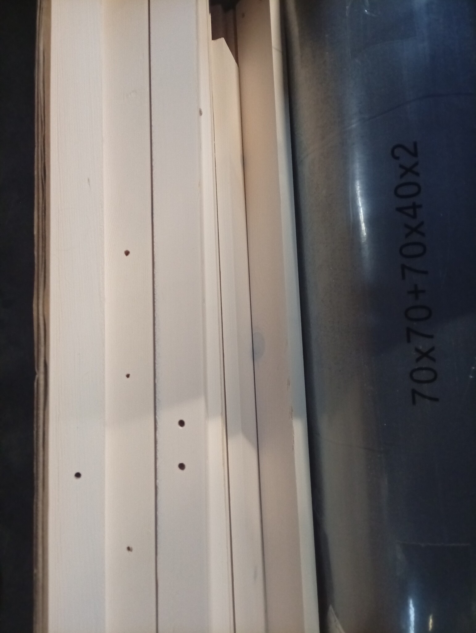 VidaXL Tuinbank 2-zits Grenenhout Wit - Nu 64% Korting!