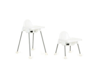 Kinderstoel Hoog-Laag Wit - 51% Korting! Nu van €XX naar €XX