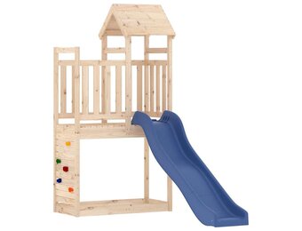 vidaXL Speeltoren Grenenhout met Rotswand - 51% Korting!