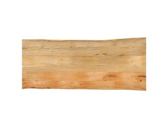 vidaXL Tafelblad Massief Mangohout - 140x60cm - Natuurlijke Rand - 35% Korting!