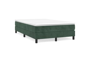 vidaXL Donkergroen Fluweel Bedframe 120x200 cm - 55% Korting!