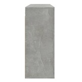 VidaXL Wandkast 80x33x80cm - Bewerkt Hout Betongrijs | 35% Korting!