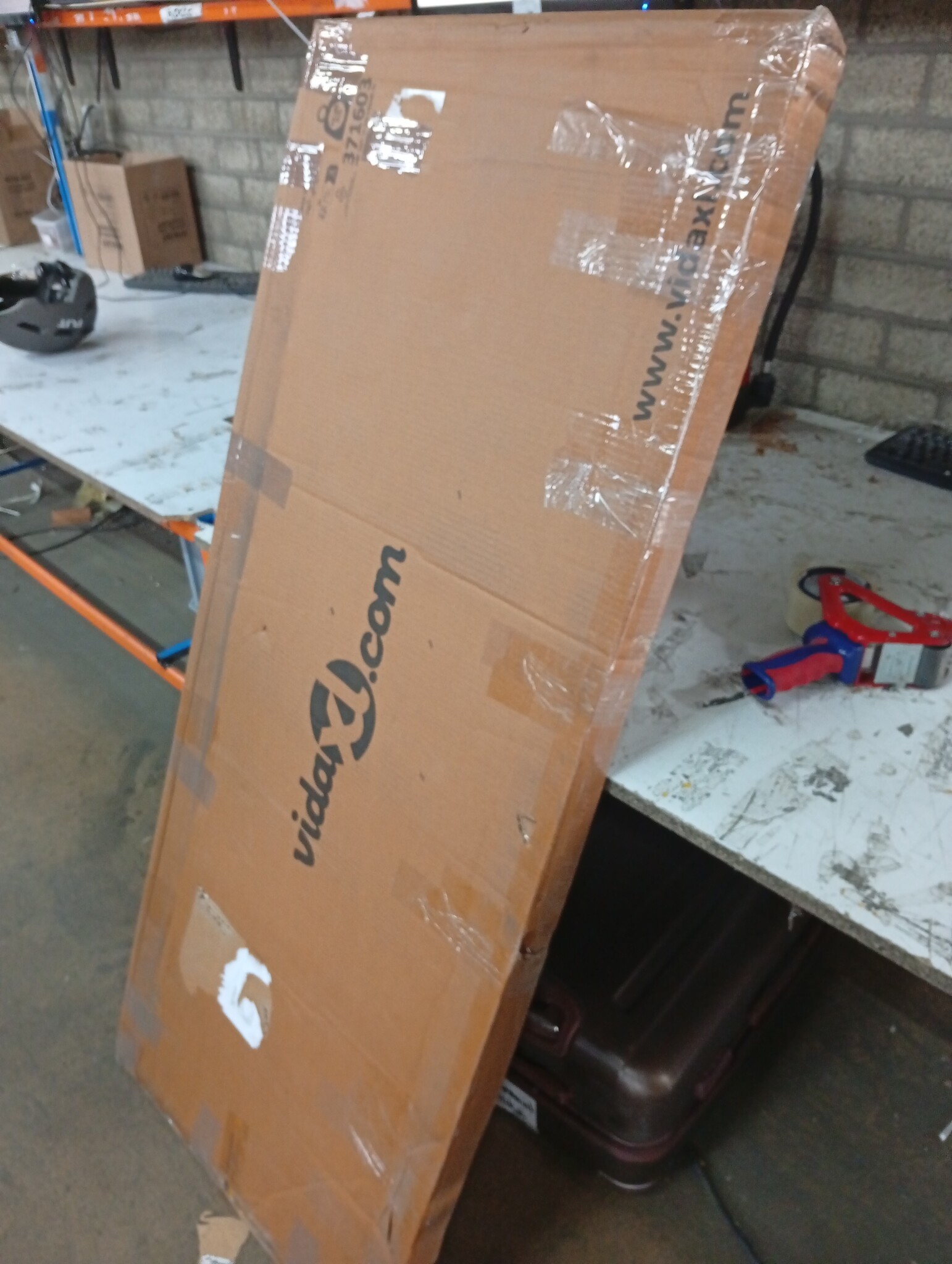 VidaXL Tafelblad Mangohout 140x60cm - 60% Korting! Met Scheur