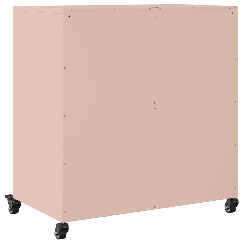 VidaXL Dressoir Roze Staal (68x39x72cm) - 55% Korting! Lichte Krasjes