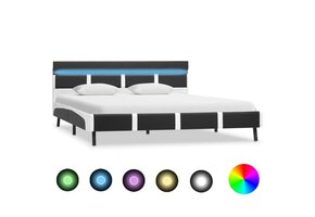 VidaXL Bedframe Kunstleer Grijs 160x200 cm - 60% Korting!