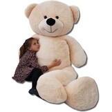 Reuze Teddybeer XXL Beige - 220cm - 60% Korting!