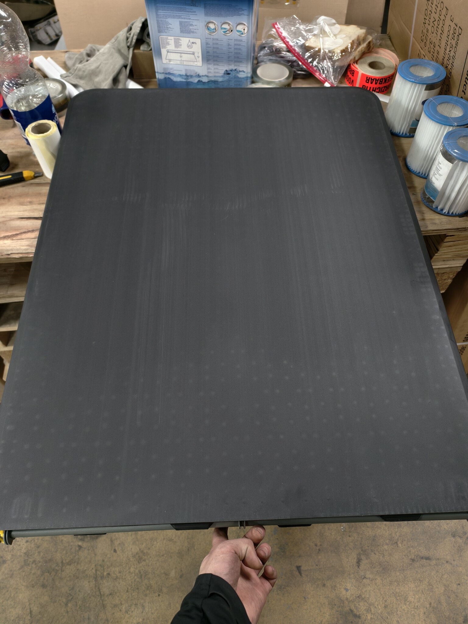 Campingtafel Inklapbaar 180x70cm Zwart - 40% Korting!