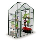 Tuinkas 4 Schappen - 140x70x195cm - PVC - 40% Korting!