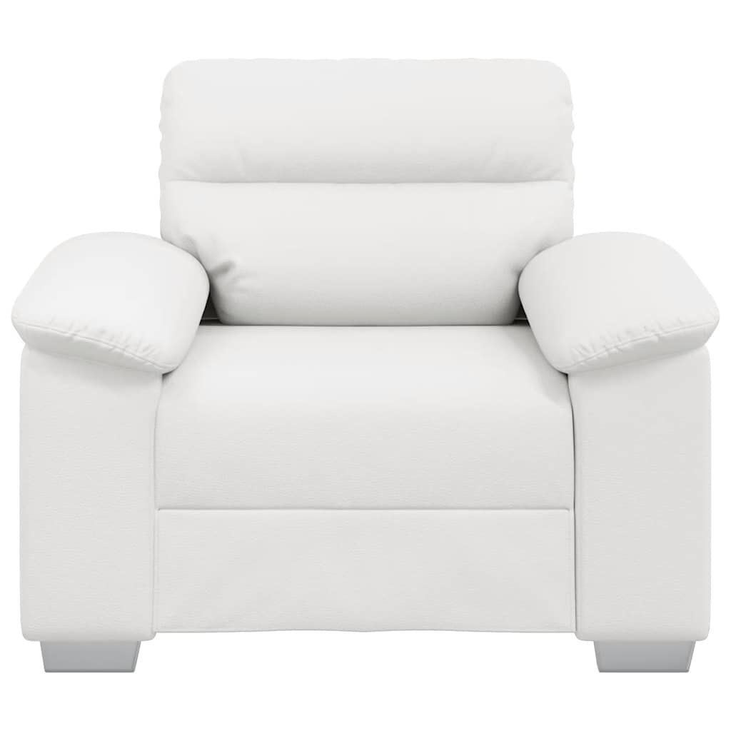 VidaXL Bankstoel Wit Kunstleer 60cm - 40% Korting! Zo Goed Als Nieuw!