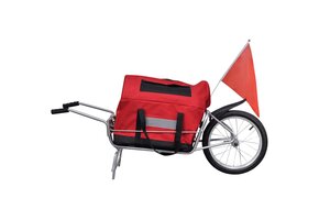 VidaXL Fietstransporttrailer met Opbergtas - 40% Korting! (1 Stuk Beschikbaar)