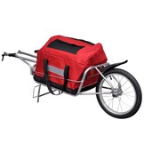 VidaXL Fietstransporttrailer met Opbergtas - 40% Korting! (1 Stuk Beschikbaar)
