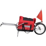 VidaXL Fietstransporttrailer met Opbergtas - 40% Korting! (1 Stuk Beschikbaar)