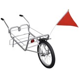 VidaXL Fietstransporttrailer met Opbergtas - 40% Korting! (1 Stuk Beschikbaar)