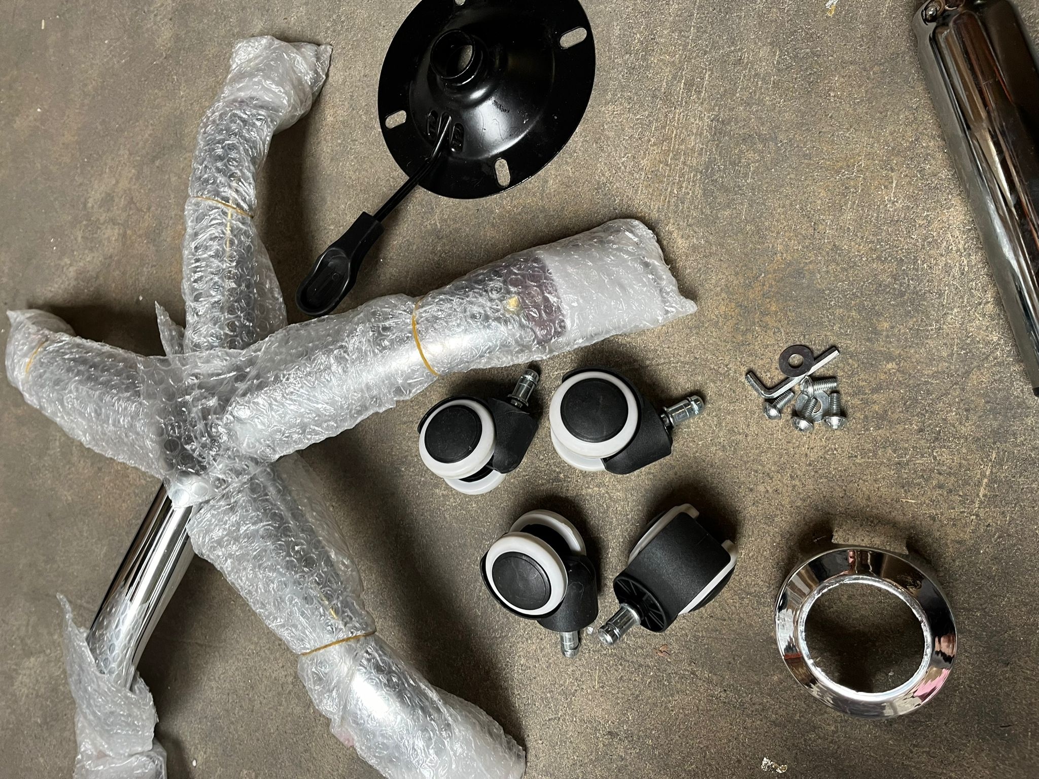 Kinder Bureaustoel PRINT - Wit/Roze - 76% KORTING! (Lichte schade)