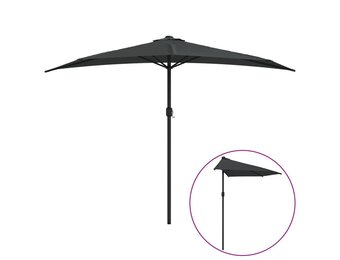 VidaXL Balkonparasol Antraciet 300x155cm - Nu 56% Korting!