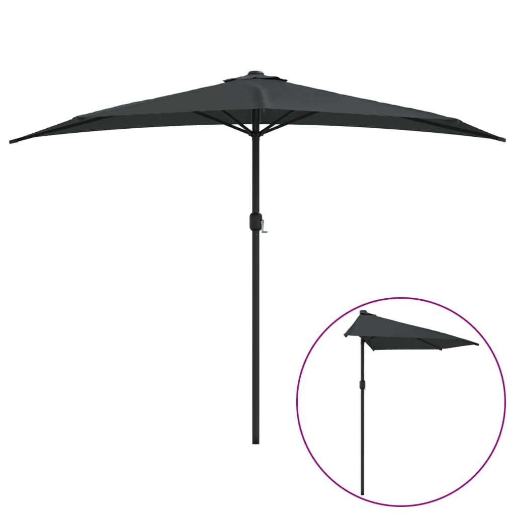 VidaXL Balkonparasol Antraciet 300x155cm - Nu 56% Korting!