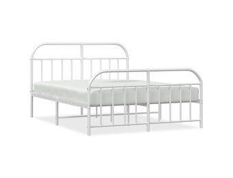 VidaXL Bedframe Metaal Wit 160x200cm | -60% | Kleine Krasjes!