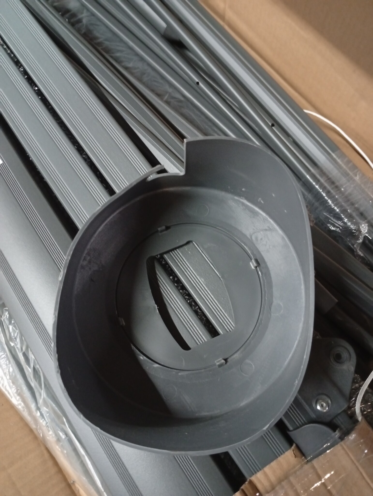 vidaXL Zweefparasol Dubbel Dak 400x300cm Antraciet - 60% Korting!