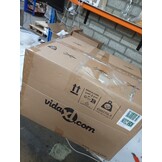 VidaXL Eivormige Stoel Lichtgrijs Fluweel - 55% Korting!