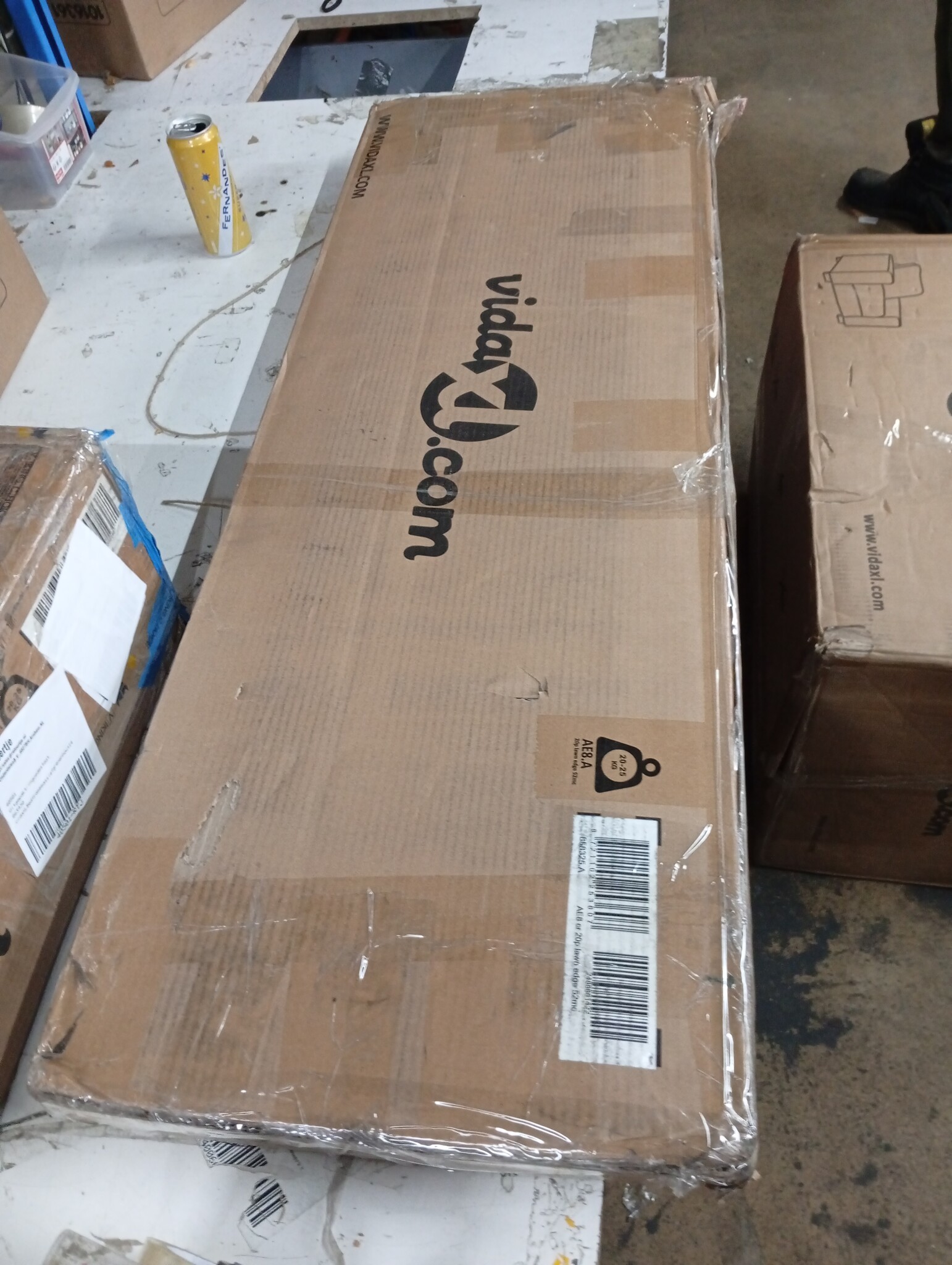 vidaXL Graskanten 20 st (55% korting!) - Roestig Staal 25x103cm