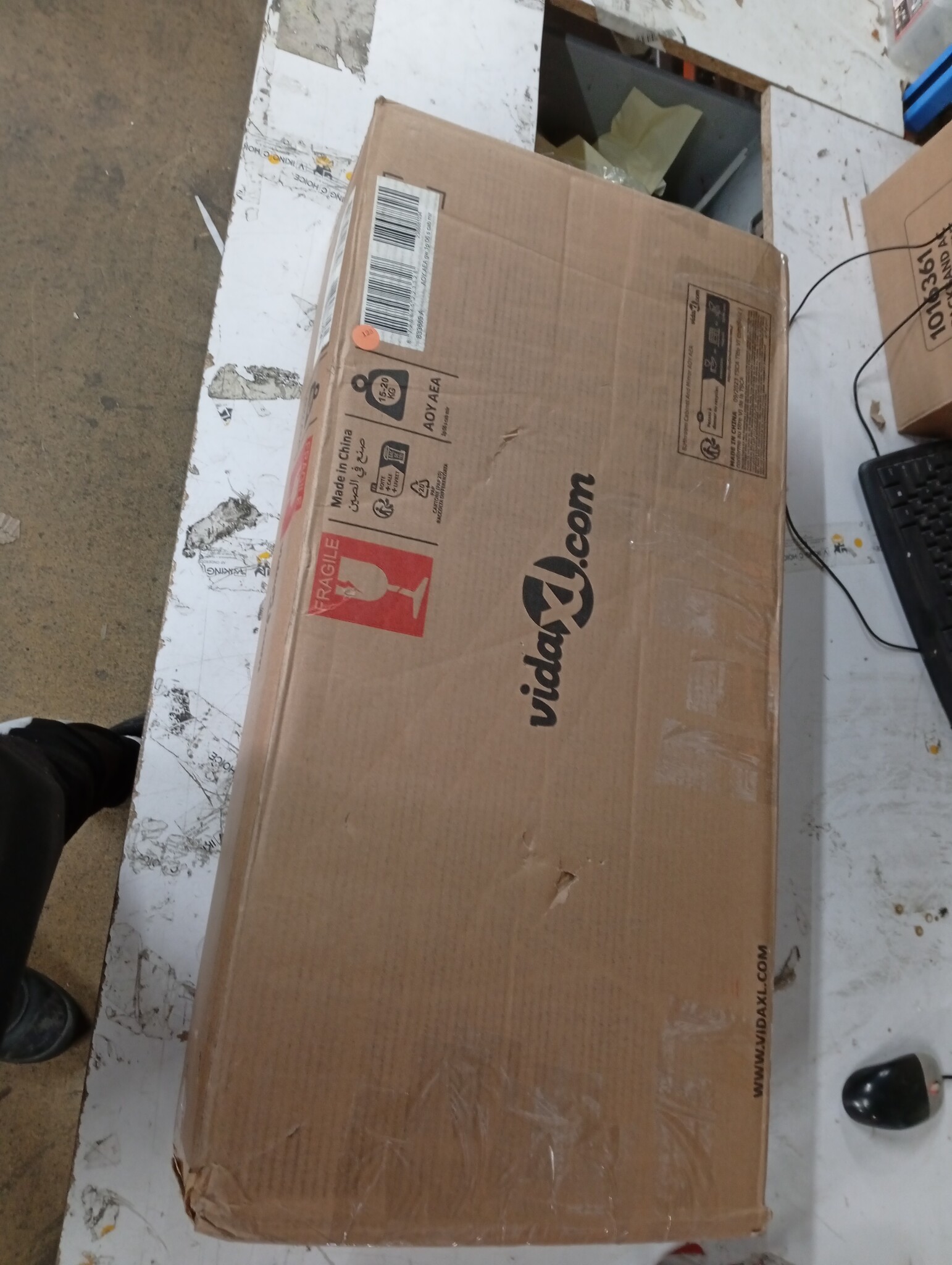 VidaXL Badkamermeubelset Hoogglans Wit - 55% Korting! (Geretourneerd)