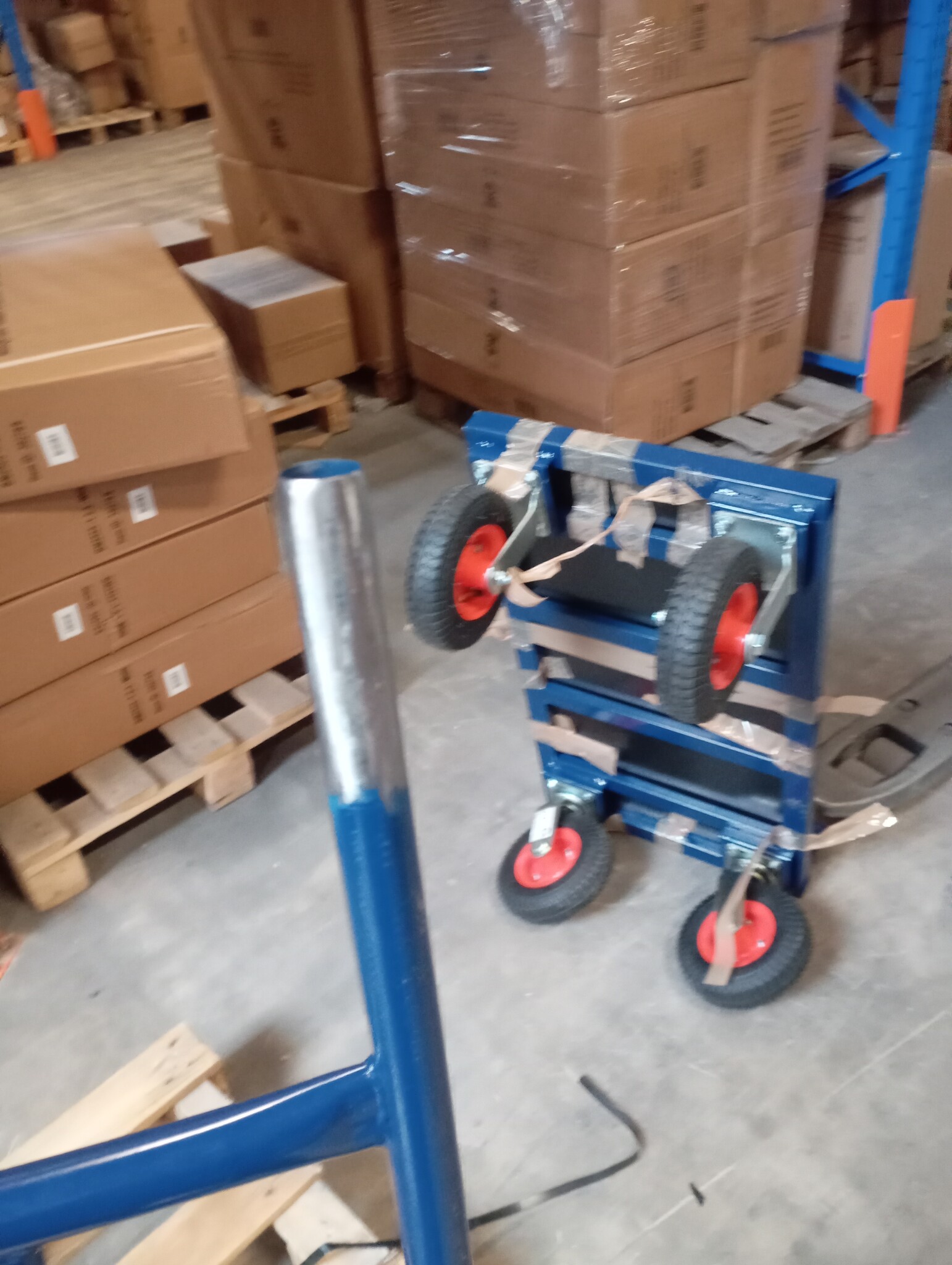 Magazijn Transportwagen HIGHER - 650kg | 60% Korting | Exclusief Montage Schroeven