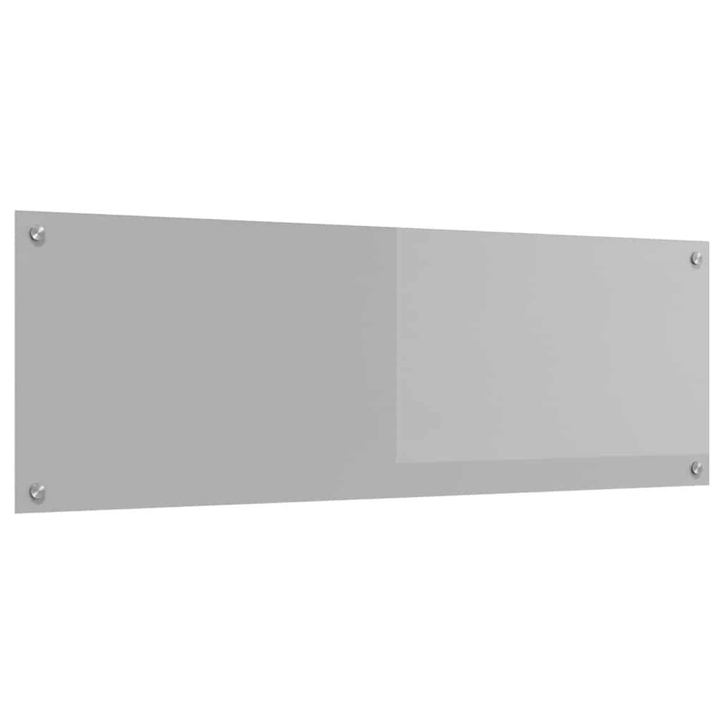 VidaXL Keuken Achterwand Lichtgrijs 120x40cm Gehard Glas - 40% Korting!