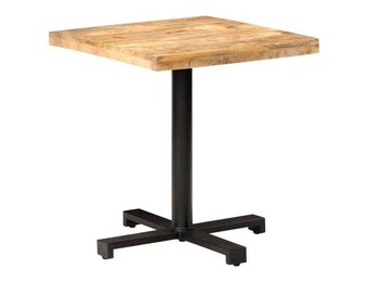 VidaXL Bistrotafel Ruw Mangohout 70x70cm - 40% Korting!
