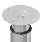 vidaXL Telescopische Tafelpoten (2 stuks) Chroom - 62% Korting!