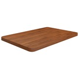 vidaXL Wastafelblad Massief Hout 60x40cm Donkerbruin - 81% Korting!